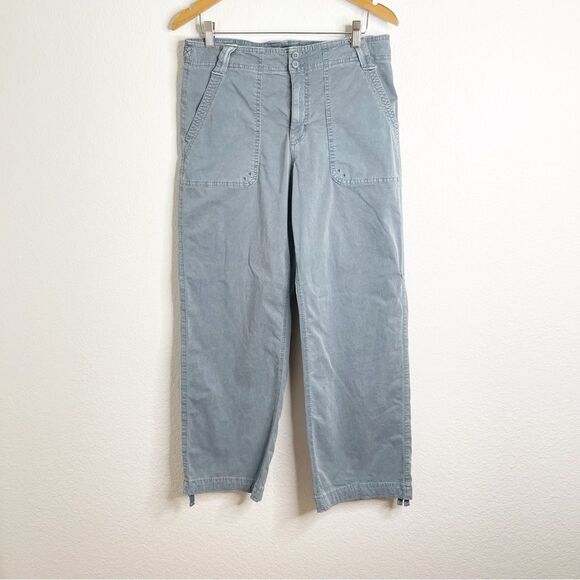 American Eagle Stovepipe Blue Gray Straight Leg Jeans Size 10 - Picture 1 of 6